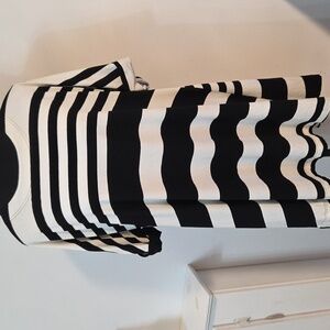 NOEN striped A-line swing dress Sz 8